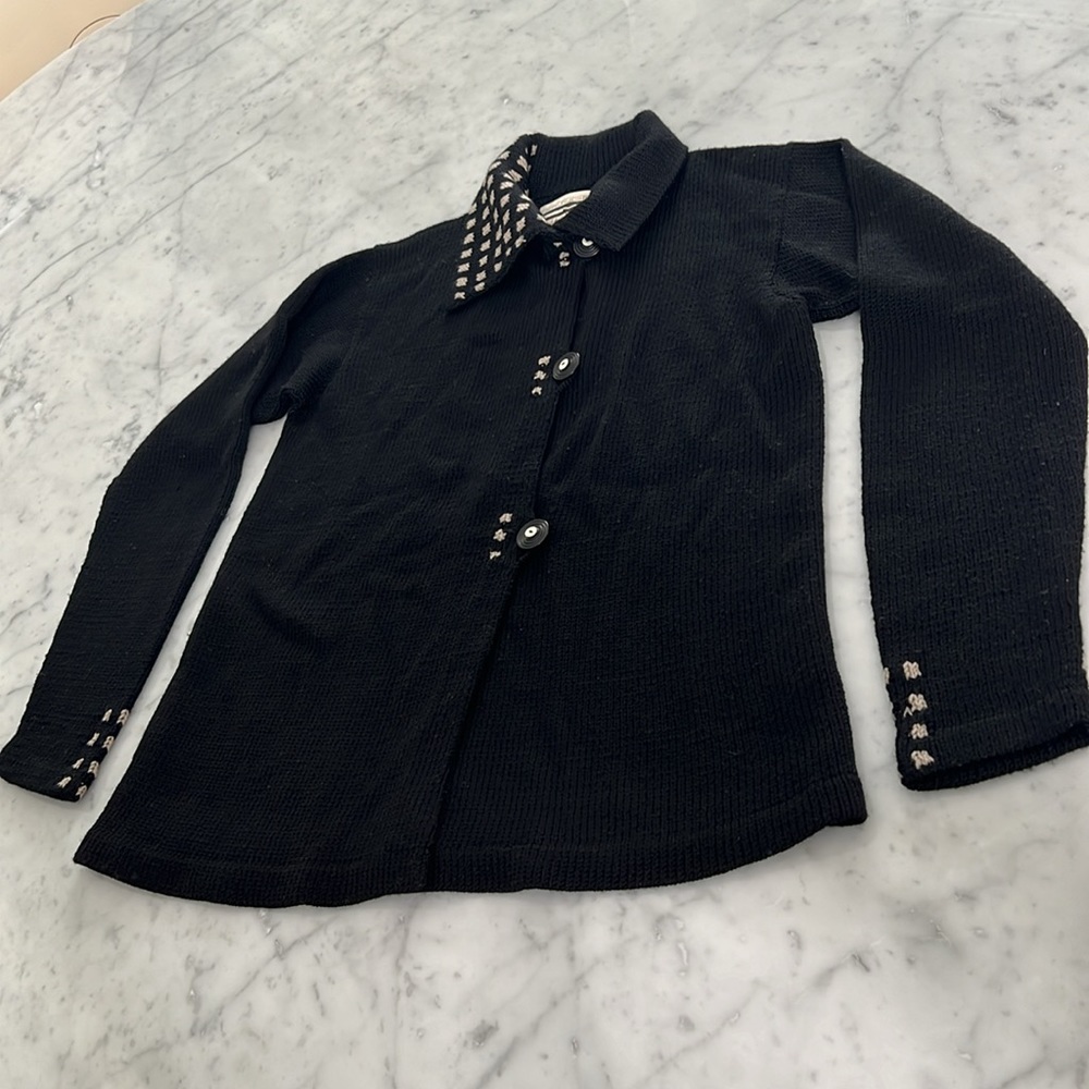 Sandra Miller Luxury Fibers Knit Cardigan Sweater